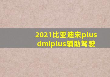 2021比亚迪宋plus dmiplus辅助驾驶